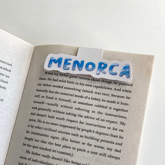 Menorca Magnetic Bookmark