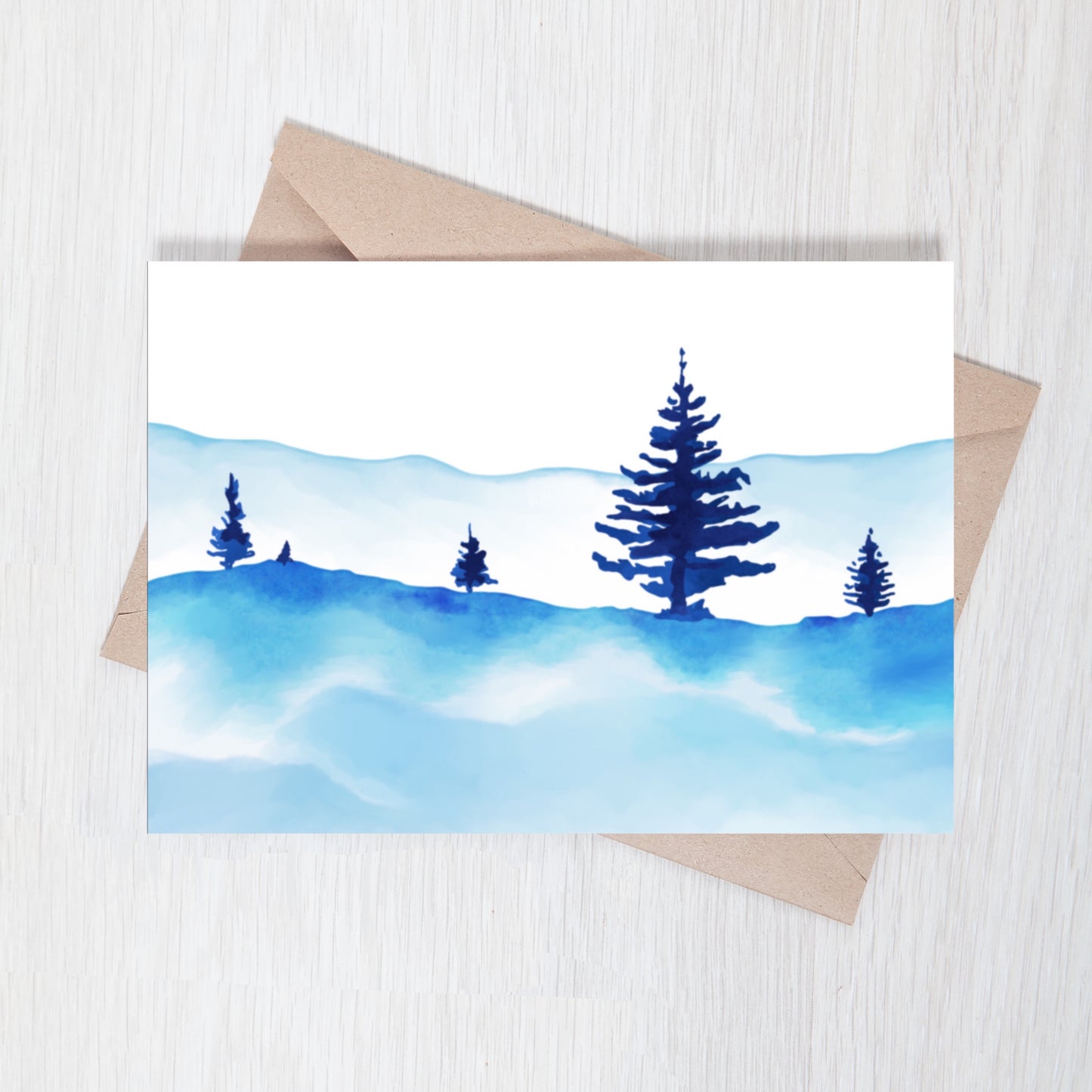 Snowy Landscape Card