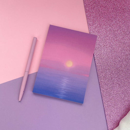Sunset Notepad